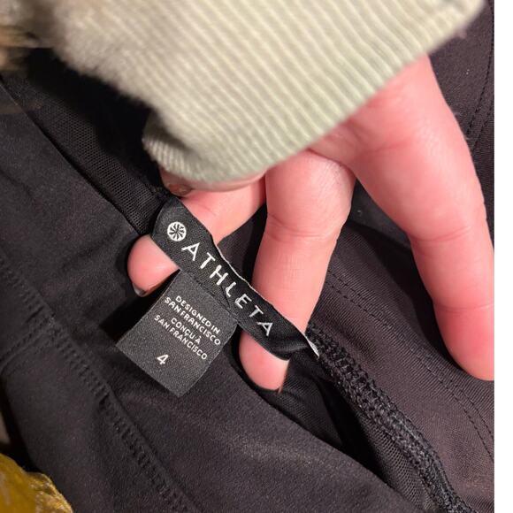 Black Athleta Pants Size 4 - Picture 3 of 3